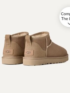 UGG Mini Classic Low-Top Boots in Chestnut